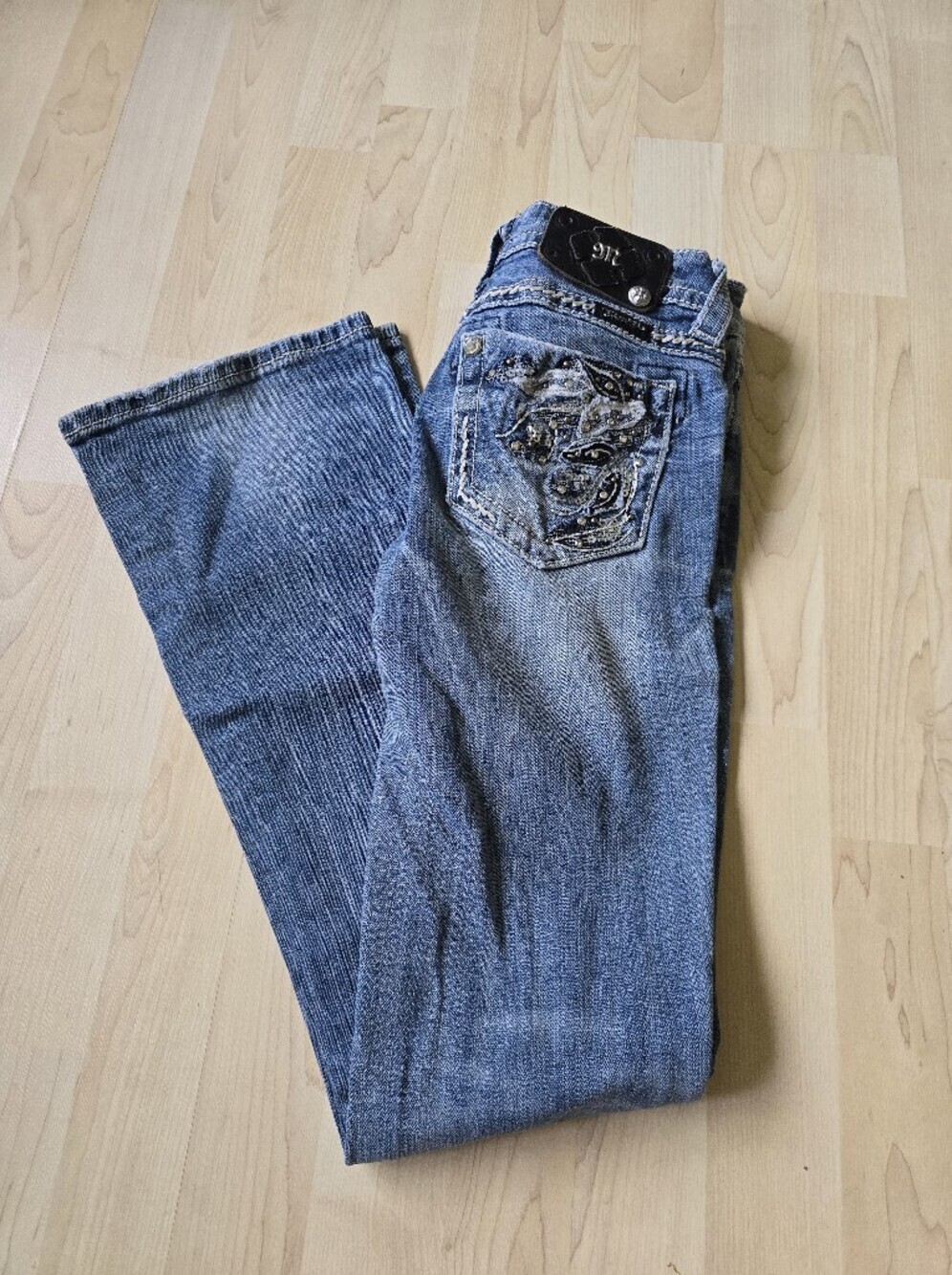Miss Me Bootcut Jeana Size 25 With A 33 Inch Inseam